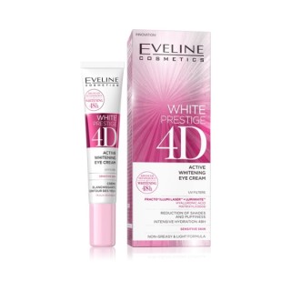 Eveline White Prestige 4D whitening gladmakende oogcrème 15 ml