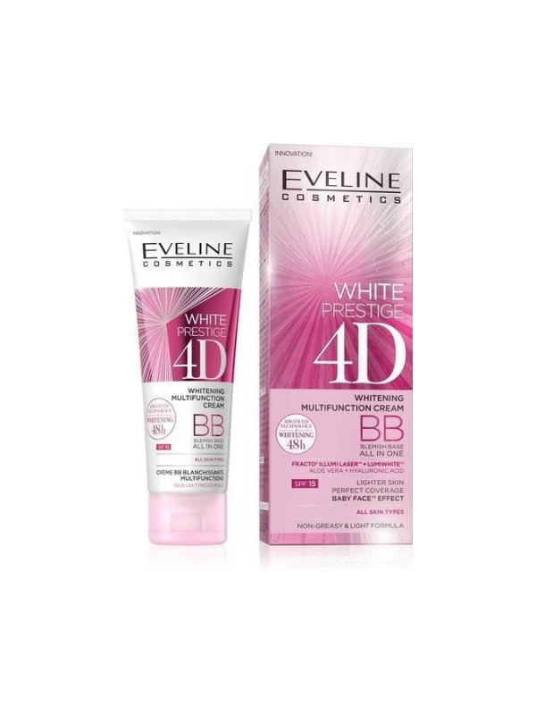 Eveline White Prestige 4D whitening face cream BB multifunctional 50 ml