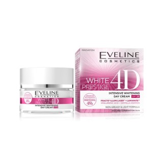 Eveline White Prestige 4D intensief whitening gezichtscrème voor de dag 50 ml