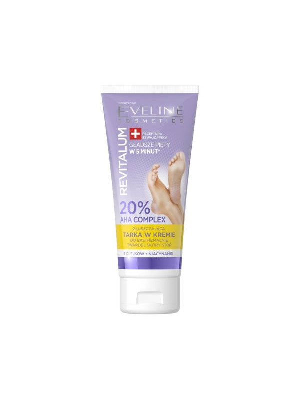 Eveline Revitalum 20% exfoliërende rasp in AHA Complex voetcrème 75 ml