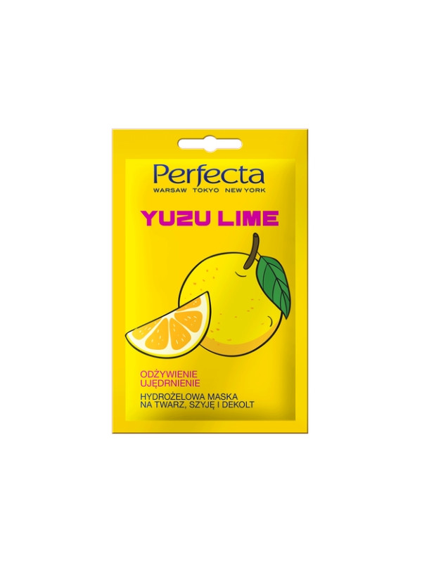 Dax Perfecta Yuzu Lime hydro gel mask for face, neck and neckline 10 ml