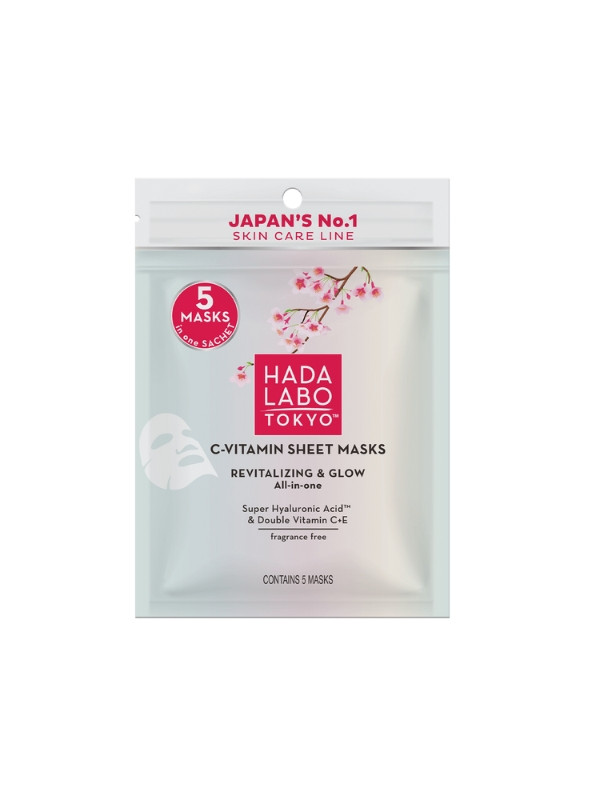 Dax Hada Lobo Tokyo revitalizing face masks in fabric 5 pieces