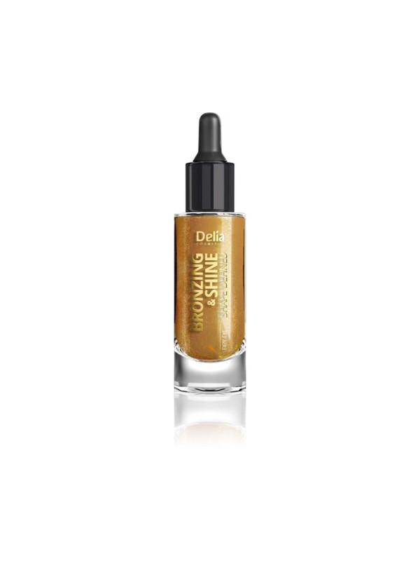 Delia Bronzing & Shine gold Oil for face and body 20 ml