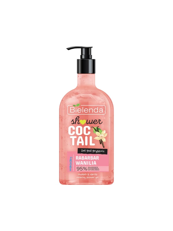 Bielenda Body Coctail Shower Gel Rhubarb + Vanilla 400 ml