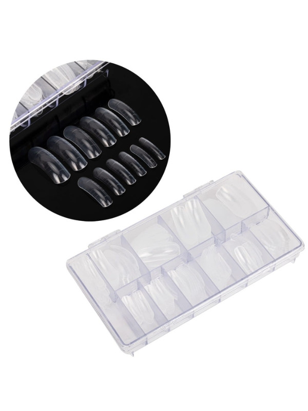 MollyLac Dual Nail Forms Clear 240 pcs