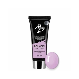 MollyLac PolyGel Opbouw acrylgel voor het verstevigen en verlengen van nagels Wild Orchid 30 ml