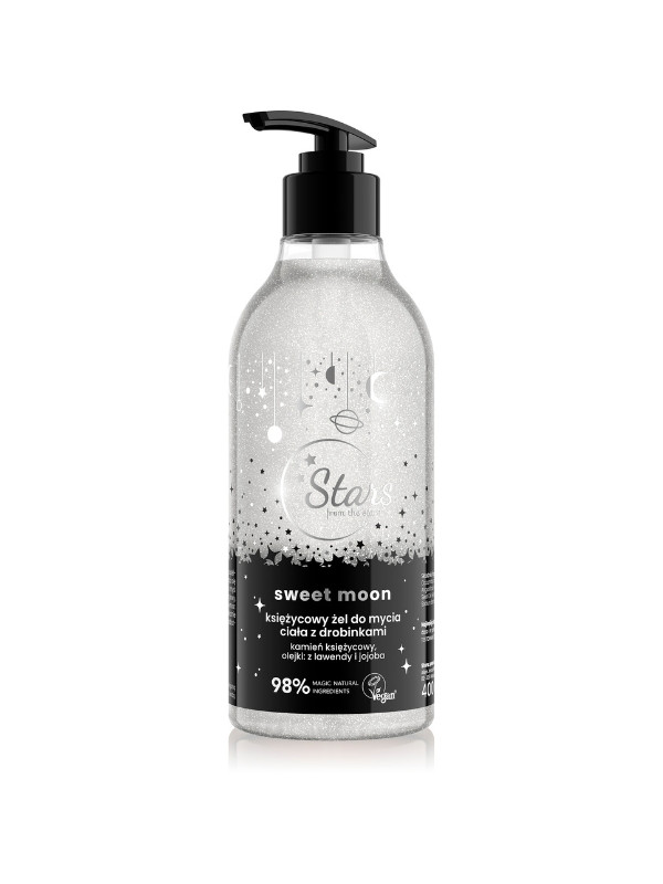 Stars from The Stars Sweet Moon moon body wash gel with particles 400 ml