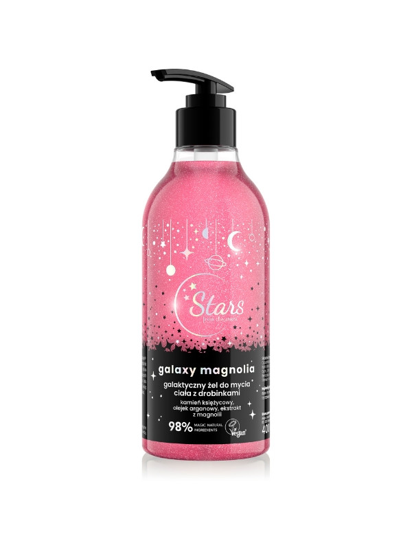 Stars from The Stars Galaxy Magnolia galactic body wash gel met deeltjes 400 ml