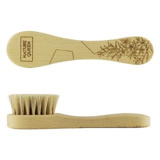 Nature Queen Dry facial massage brush 1 piece