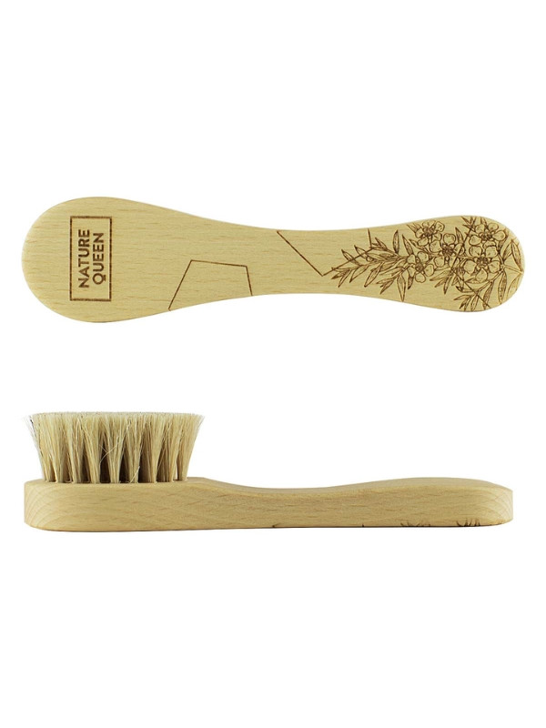 Nature Queen Dry facial massage brush 1 piece