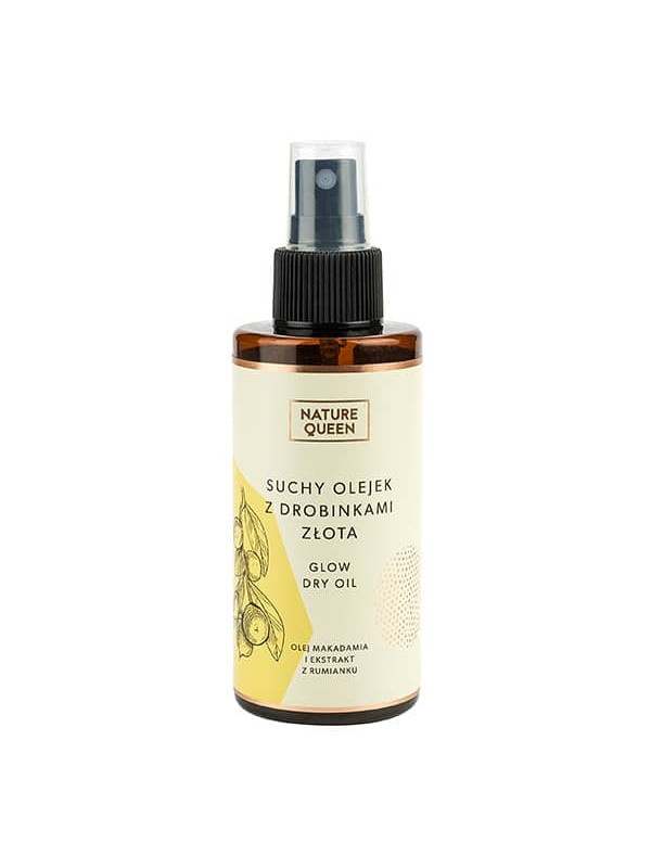 Nature Queen Dry Oil with Gold Particles 150 ml