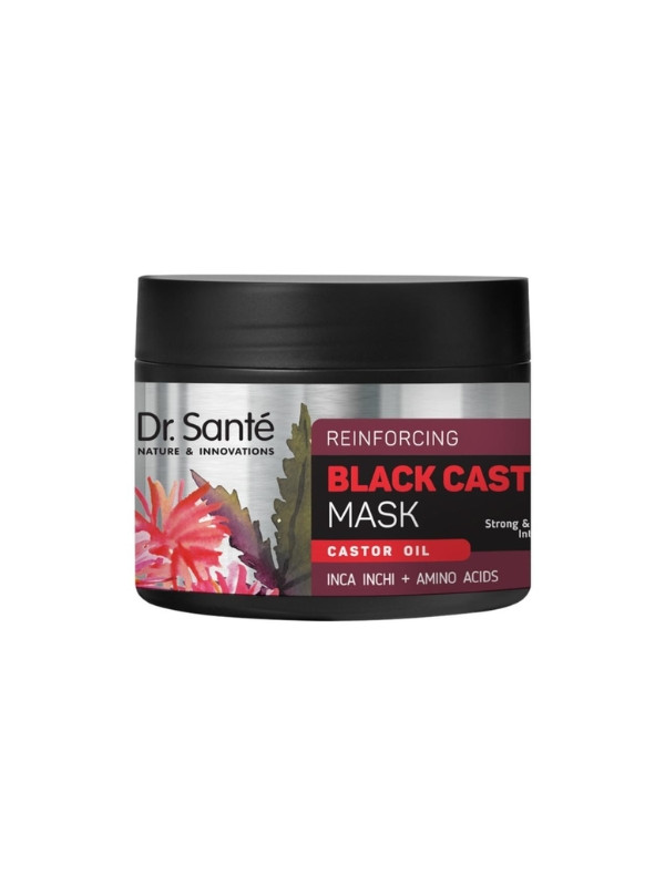 Dr. Santé Black Castor Oil versterkend haarmasker met castorolie 300 ml