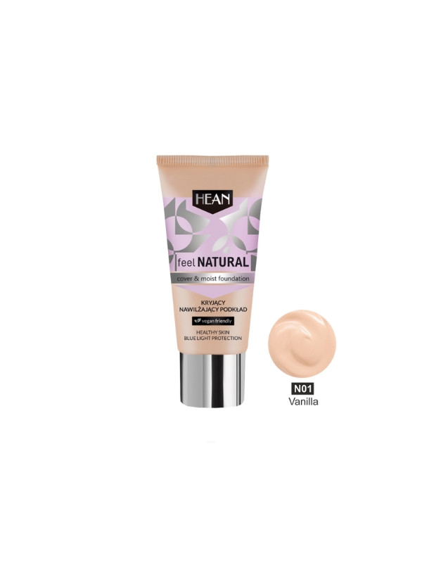 Hean Feel Natural Covering and moisturizing foundation /01/ Vanilla 30 ml