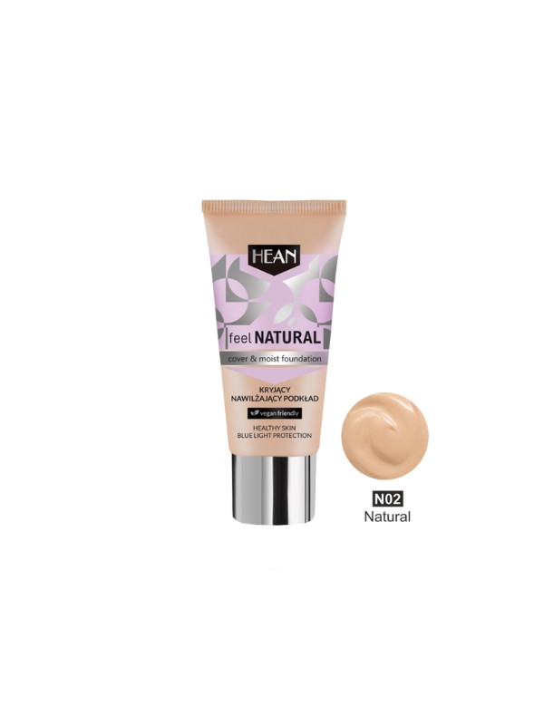 Hean Feel Natural Covering and moisturizing foundation /02/ Natural 30 ml