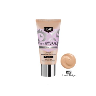 Hean Feel Natural Covering and moisturizing foundation /03/ Lentil Beige 30 ml