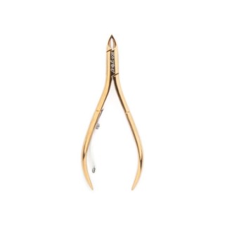 Aba Group Cuticle nipper Premium single-spring Gold 4mm 1 piece