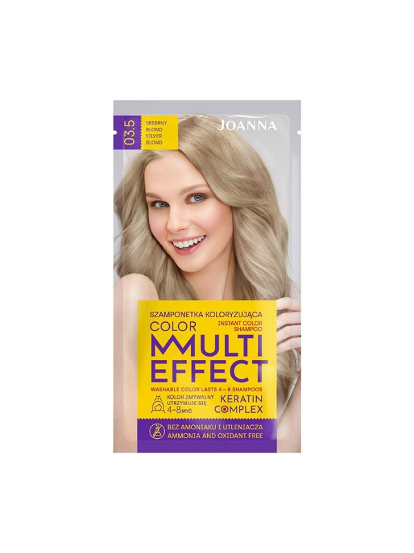 Joanna Multi Effect Color Coloring haarshampoo /03, 5 / Zilver Blond