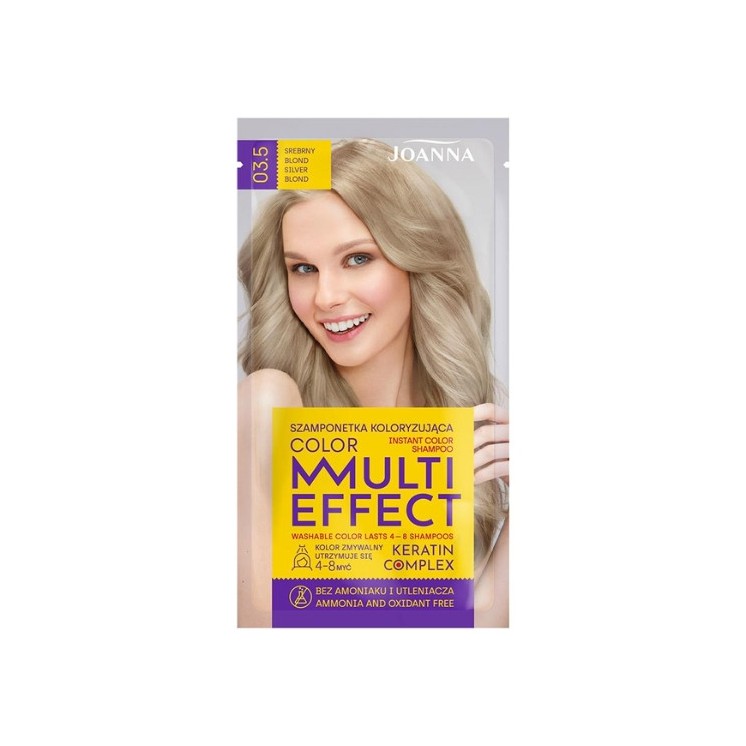 Joanna Multi Effect Color Coloring haarshampoo /03, 5 / Zilver Blond