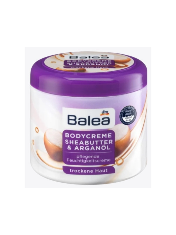 Balea Shea butter and argan oil care body cream 500 ml