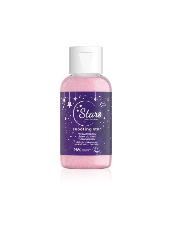 Stars from The Stars Shooting Star Illuminating Body Oil met Travel Size deeltjes 50 ml