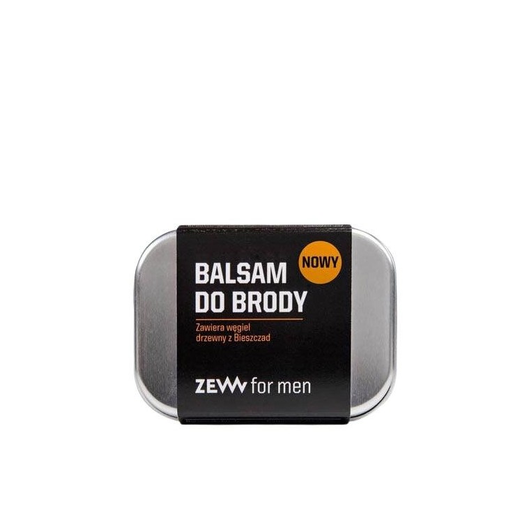 Zew for Men Beard balm for men contains Charcoal from Bieszczad 80 ml