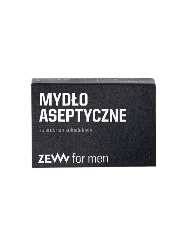 Zew for Men Aseptic soap for men with colloidal silver 85 ml