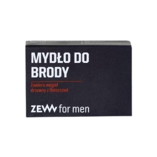 Zew for Men Beard soap for men contains Charcoal from Bieszczad 85 ml