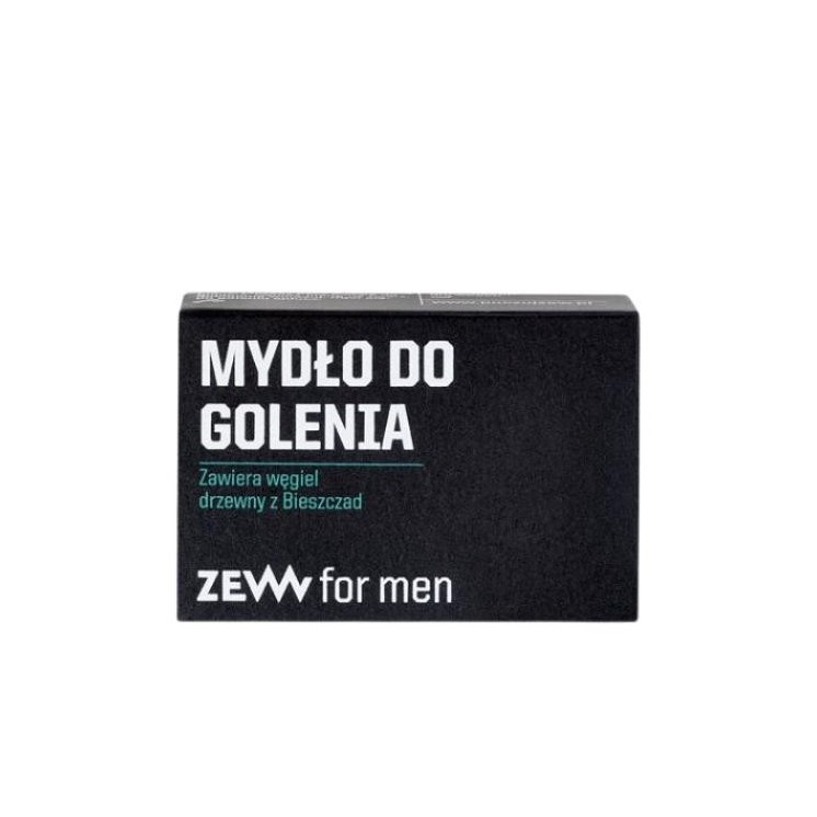 Zew for Men Shaving soap for men contains Charcoal from Bieszczad 85 ml