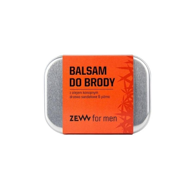 Zew for Men Baardbalsem voor mannen met hennepolie 80 ml