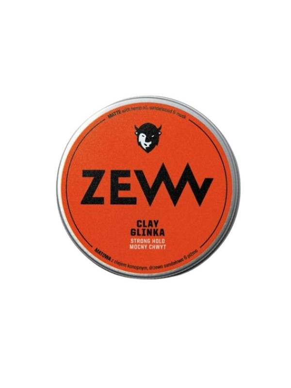 Zew for Men Klei voor mannenhaar met Hennepolie Strong Hold 100 ml