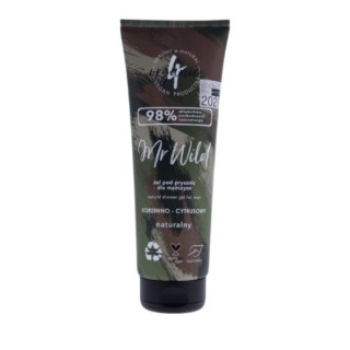 4Organic Mr Wild natuurlijke Douchegel voor mannen kruidig-citrus 250 ml