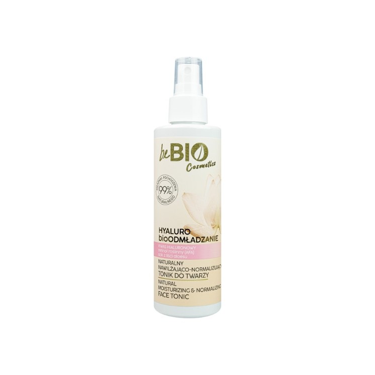 beBio Ewa Chodakowska Hyaluro bioRejuvenation natuurlijke hydraterende en normaliserende gezichtstonic 200 ml