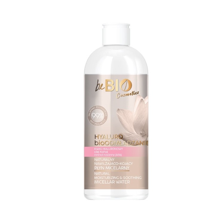 beBio Ewa Chodakowska Hyaluro bioRejuvenation natural Hydraterende en verzachtende micellaire vloeistof 400 ml