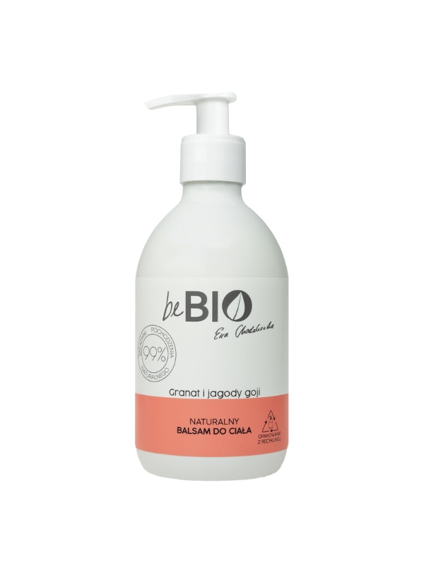 beBio Ewa Chodakowska Natuurlijke Bodylotion Granaatappel en Goji-bessen 400 ml