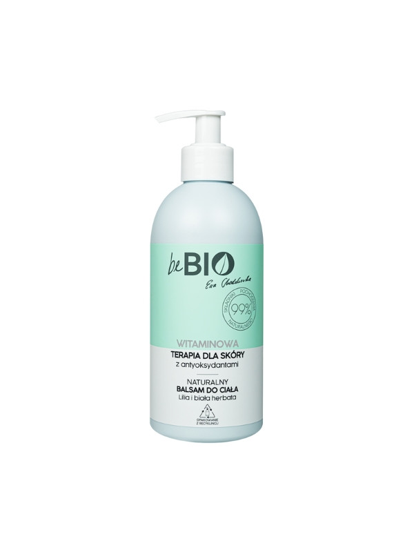 beBio Ewa Chodakowska Vitamin Therapy voor de huid natuurlijke bodylotion Lelie en Witte Thee 400 ml