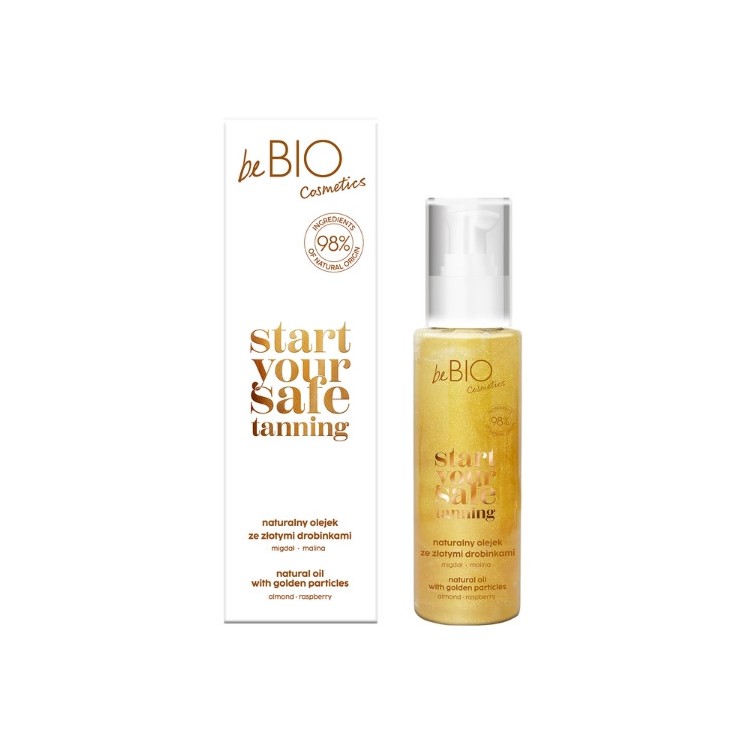 beBio Ewa Chodakowska Start Your Safe Tanning natural body oil with gold particles 100 ml