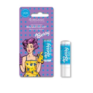 4Organic Pin-up Girl Natural Berry Lip Balm 5 g