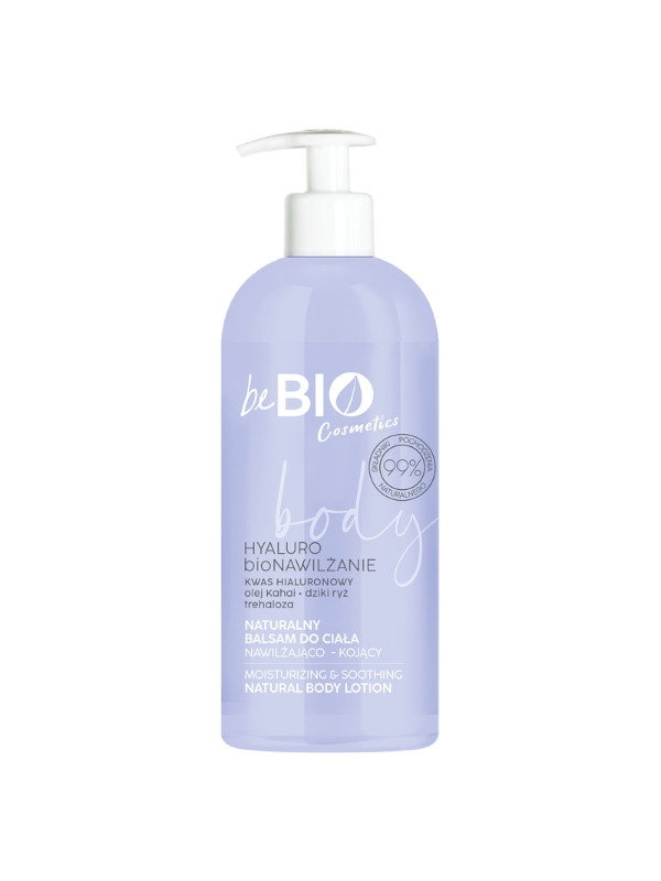 beBio Ewa Chodakowska Hyaluro bioMoisturizing natural body lotion with hyaluronic acid 350 ml