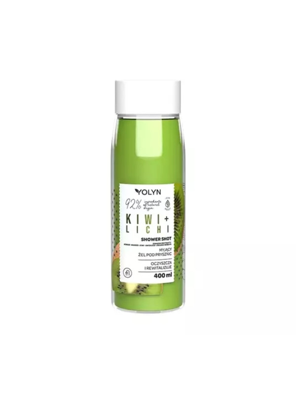 Yolyn wasdouchegel Kiwi + Lichi 400 ml