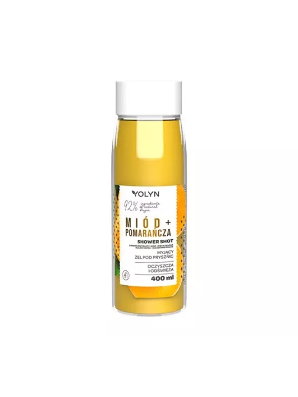 Yolyn washing shower gel Honey + Orange 400 ml