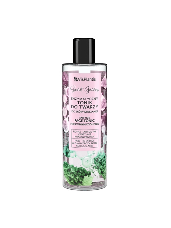 Vis Plantis Secret Garden Enzymatic Facial Tonic voor de gecombineerde huid 200 ml