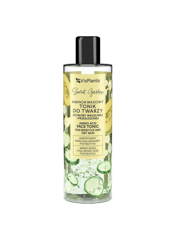 Vis Plantis Secret Garden Aminozuur Gezichtslotion voor de gevoelige en droge huid 200 ml