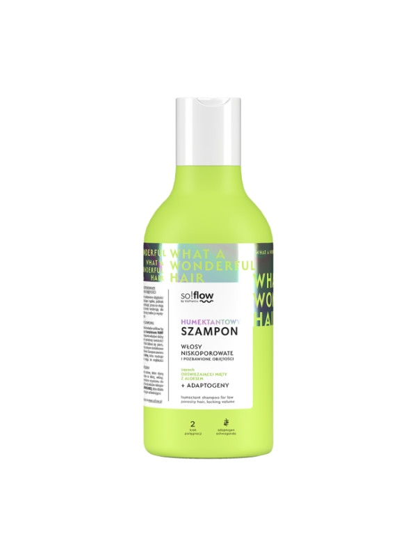 Vis Plantis so!flow Humectant Shampoo voor laag poreus haar zonder volume 400 ml