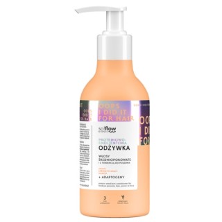 Vis Plantis so!flow Eiwitverzachtende Conditioner voor medium poreus haar met neiging tot kroezen 400 ml