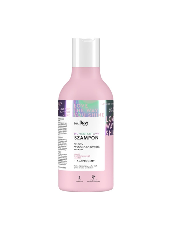 Vis Plantis so!flow Humectant shampoo voor hoog poreus en broos haar 400 ml