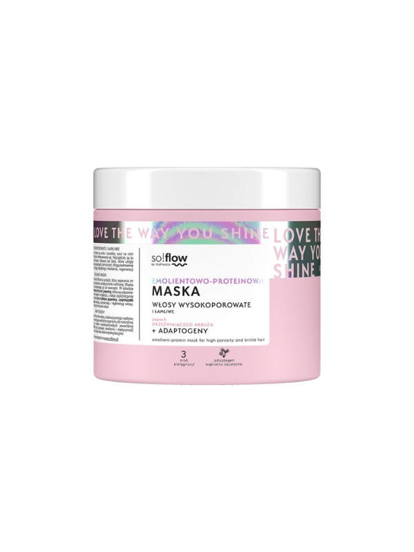 Vis Plantis so!flow Emollient-protein mask for high porosity and brittle hair 400 ml