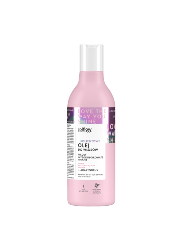 Vis Plantis so!flow Verzachtende Olie voor hoog poreus en broos haar 150 ml