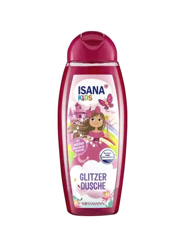 Isana Kids Glitter douchegel voor kinderen 300 ml