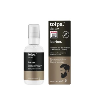 Tołpa Dermo Barber. Balsem-gel voor het gezicht met stoppels en baard voor mannen 75 ml