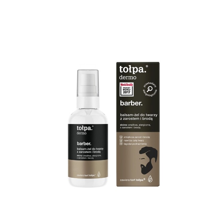 Tołpa Dermo Barber. Balm-gel for the face with stubble and beard for men 75 ml